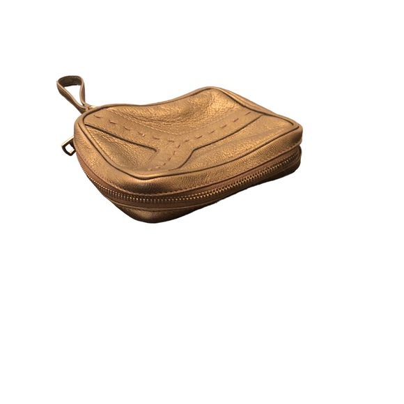 Authentic YSL metallic gold wristlet - Picture 8 of 13